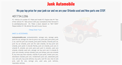 Desktop Screenshot of junkautomobile.com