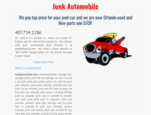 Tablet Screenshot of junkautomobile.com